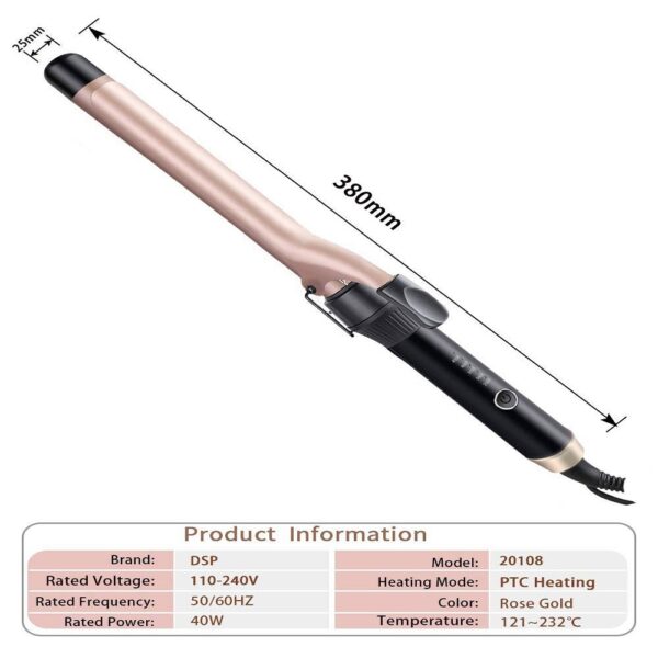 DSP, 20108, Professional Hair Curler 25mm - Image 7