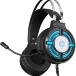 HP H120 RGB Gaming Headset – USB Powered, 50mm Speaker, Adjustable Headband, Over-Ear Design, Omni-Directional Mic, Active Noise Cancellation | 1QW67AA#UUF