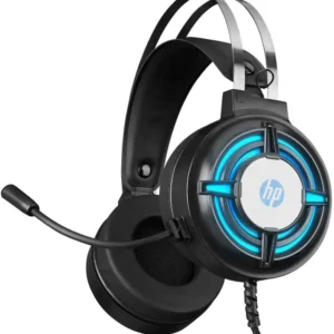 HP H120 RGB Gaming Headset – USB Powered, 50mm Speaker, Adjustable Headband, Over-Ear Design, Omni-Directional Mic, Active Noise Cancellation | 1QW67AA#UUF