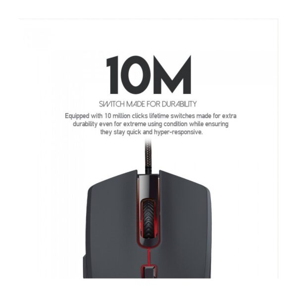 Fantech VX7 CRYPTO, Advanced Sensor 8000DPI, RGB Lighting, Wired Gaming Mouse - Image 7
