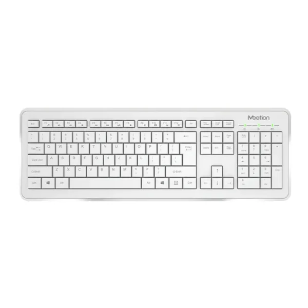Metion C4120 Wireless Keyboard & Mouse Set | 2.4GHz USB Receiver | 104/105 Keys | 12 Multimedia Keys | Silent Typing & Clicks | Adjustable 800-1600 DPI Mouse | Windows & Mac Compatible - Image 2