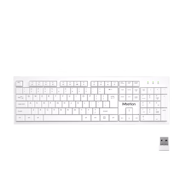 Metion C4120 Wireless Keyboard & Mouse Set | 2.4GHz USB Receiver | 104/105 Keys | 12 Multimedia Keys | Silent Typing & Clicks | Adjustable 800-1600 DPI Mouse | Windows & Mac Compatible - Image 4