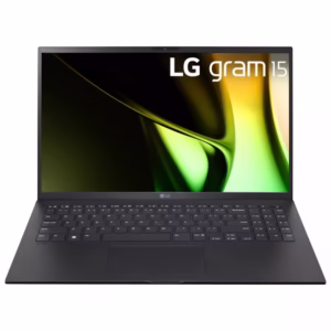 LG gram 15” Lightweight Laptop, AI-enabled Intel® Core™ Ultra 7 processor, Windows 11 Home, 16GB RAM, 512GB SSD, Black