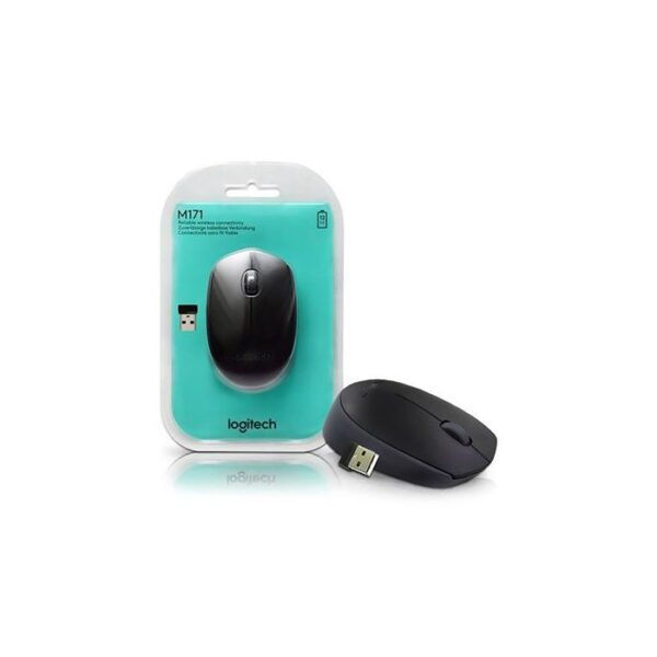 Logitech M171 Wireless Mouse - Black | Blue - Image 2