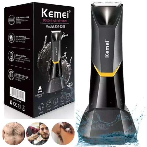 KEMEI KM-3208 Body Hair Trimmer - Image 6