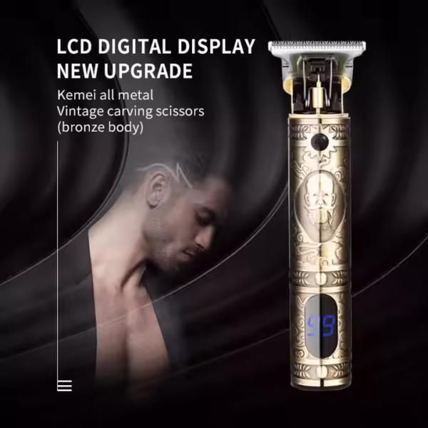 Kemei KM-700Y Profession Electric Rechargeable Hair Trimmer - Image 6