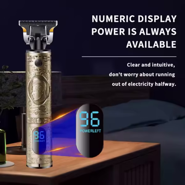 KEMEi KM-PG1815 Large Capacity Lithium Rechargeable Electric Hair Cutter Shaving Machine Razor Hair Trimmer - Image 3