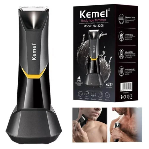 KEMEI KM-3208 Body Hair Trimmer - Image 5