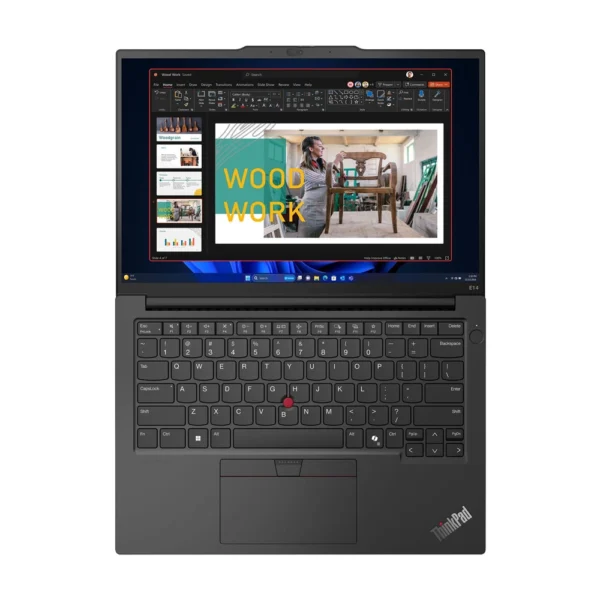 Lenovo ThinkPad E14, Intel Ultra 5 125U, 512GB SSD, 8GB DDR5, 14.0 Inch, 1920x1200, Integrated Intel Graphics, No OS, LAN, Black, 1 Year warranty (Ara) + Bag - Image 4
