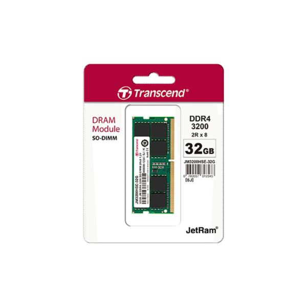Transcend 32GB DDR4 3200MHz Laptop Ram