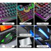 T-WOLF TF270 Colorful Light Effect Retro Gaming Wired Keyboard And Mouse Set - Image 4