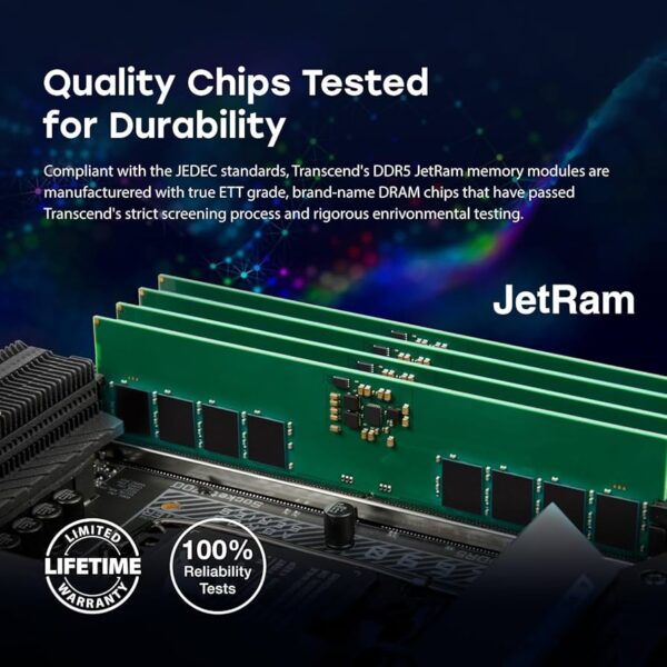 Transcend 32GB DDR5 4800MHz Desktop Ram - Image 2