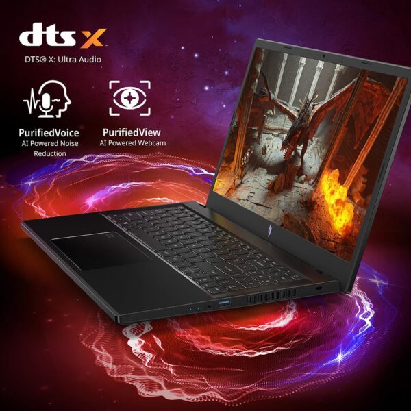 Acer Nitro V Gaming Laptop | Intel Core i7-13620H Processor | NVIDIA GeForce RTX 4050 Laptop GPU | 15.6" FHD IPS 144Hz Display | 16GB DDR5 | 512GB Gen 4 SSD | WiFi 6 | Backlit KB - Image 4