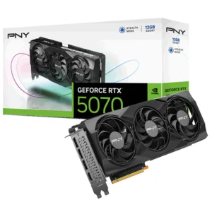 PNY NVIDIA GeForce RTX 5070 OC 12GB GDDR7 Triple Fan Graphics Card