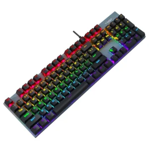 T-WOLF T17 Wired USB Keyboard 104 Keys Color Backlit Mechanical Gaming Keyboard for Computer