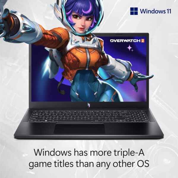 Acer Nitro V Gaming Laptop | Intel Core i7-13620H Processor | NVIDIA GeForce RTX 4050 Laptop GPU | 15.6" FHD IPS 144Hz Display | 16GB DDR5 | 512GB Gen 4 SSD | WiFi 6 | Backlit KB - Image 10