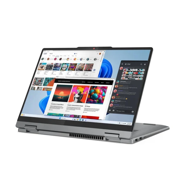 Lenovo IdeaPad 5 2-in-1, Intel Core 7 150U, 512GB SSD, 16GB DDR5, 14.0 Inch Touch, 1920x1200, Integrated Intel Graphics, W11H, Grey, 1 Year Warranty - Image 3