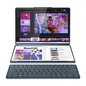 Lenovo Yoga Book 9i, Intel Core Ultra 7 155U, 1TB SSD, 16GB DDR5, 13.3 Inch, 2880x1800, Integrated Intel Graphics, W11P, Tidal Teal, 1 Year Warranty