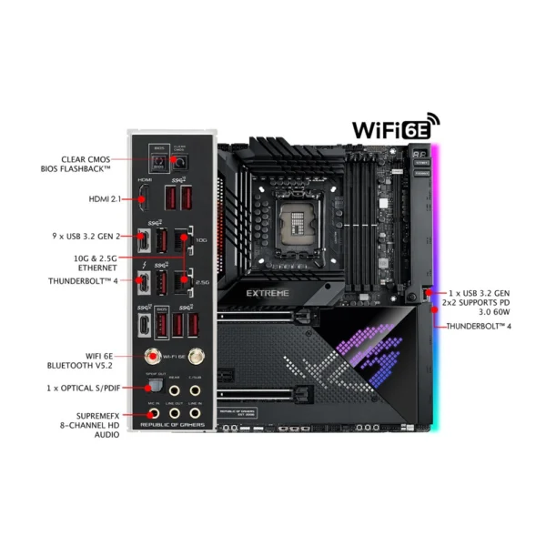 ASUS ROG Maximus Z690 Extreme E-ATX motherboard - Image 2