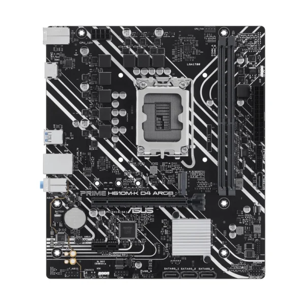 Asus PRIME H610M-K D4 ARGB micro-ATX Motherboard - Image 4