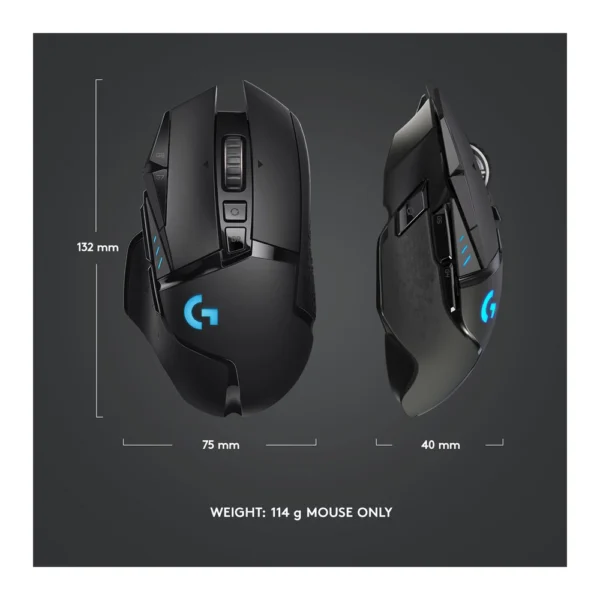 Logitech G G502 LIGHTSPEED Wireless Gaming Mouse - Image 2