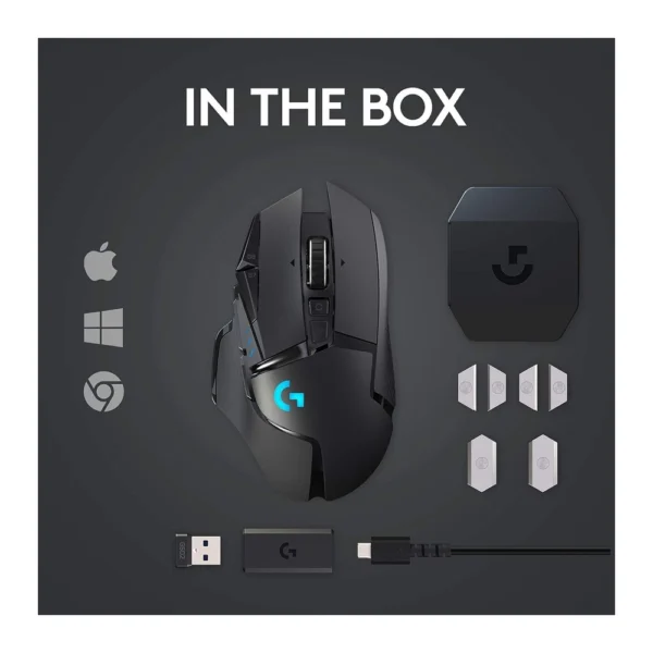 Logitech G502 LIGHTSPEED 25K Wireless Gaming Mouse - Image 2