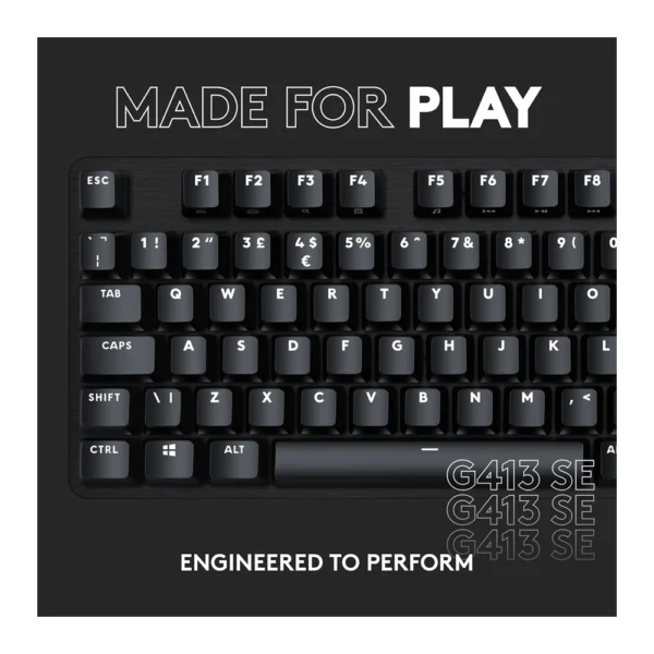 Logitech G413 SE Mechanical Keyboard (Tactile) – Black - Image 5