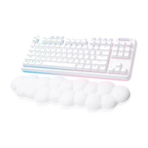 Logitech G715 Wireless RGB Keyboard (GX-Brown Tactile) – White