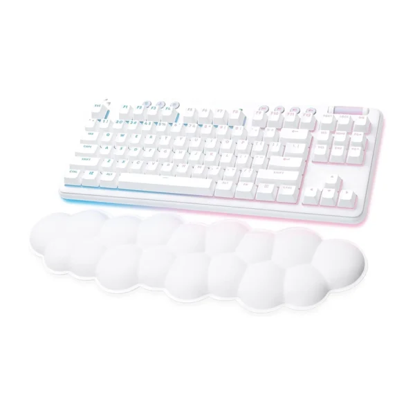 Logitech G715 Wireless RGB Keyboard (GX-Brown Tactile) – White