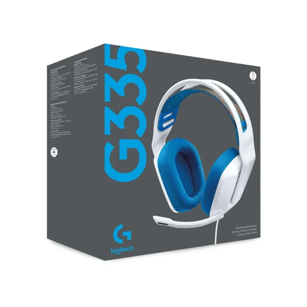 Logitech G335 Wired Gaming Headset – White - Image 2