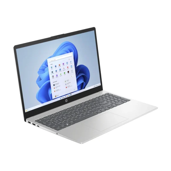HP 15-FD0005DX Core™ i5-1235U | 8GB DDR4 RAM ; 512 SSD NVMe | 15.6 inches HD TouchScreen Micro-Edge Display | Intel Iris Xe Graphics | Windows 11 Home in S Mode | Natural Silver - Image 8