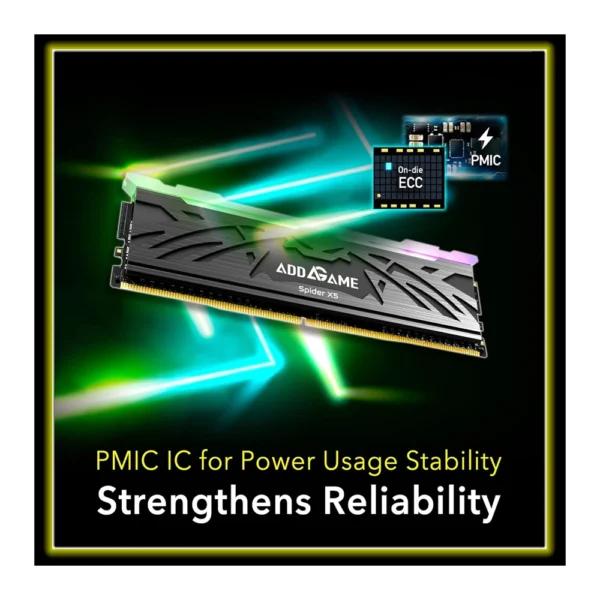 Addlink 16GBx2(32GB Kit) DDR5 5600MT/s CL40 RGB - Image 2
