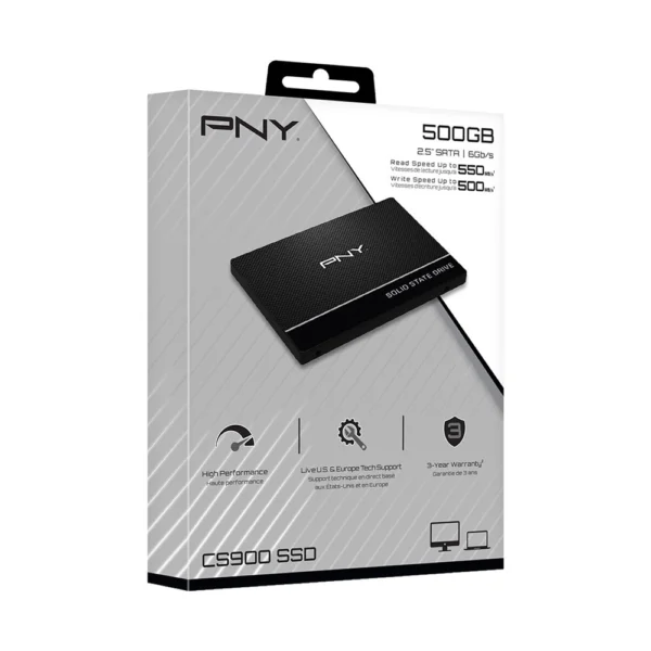 PNY 500GB CS900 SATA III 2.5″ Internal SSD - Image 4