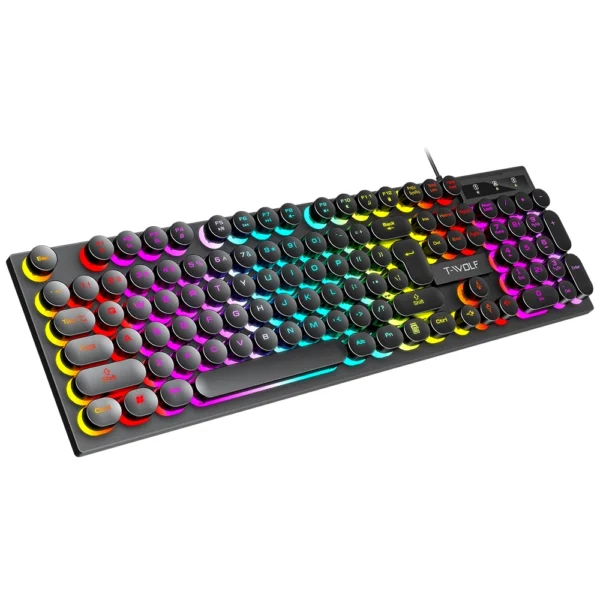 T-WOLF T80  RGB Gaming Keyboard