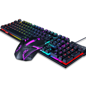 T-WOLF TF200 Gaming Keyboard USB Ergonomic Mouse Spanish Keyboard for PC Laptop Gaming