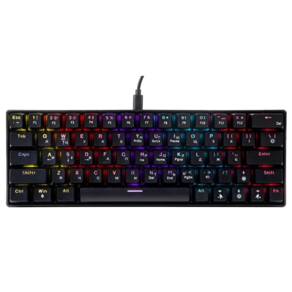 T-WOLF T60 RGB MECHANiCAL GAMiNG KEYBOARD BLACK BLUE SWITCH - Image 6