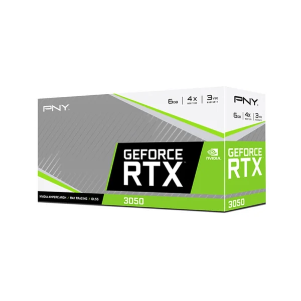 PNY NVIDIA GeForce RTX 3050 6GB GDDR6 VERTO Dual Fan Graphics Card - Image 3