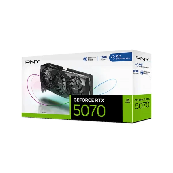 PNY NVIDIA GeForce RTX 5070 OC 12GB GDDR7 Triple Fan Graphics Card - Image 4