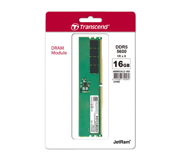 Transcend 16GB DDR5 5600MHz Desktop Ram