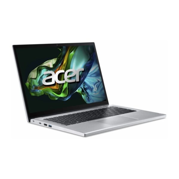 Aspire 3 Spin 14 2 in 1, Intel Core I3-N305, 256GB SSD, 8GB DDR5, 14.0 Inch, 1920 x 1200, Intel UHD Graphics, W11H, Silver - Image 8
