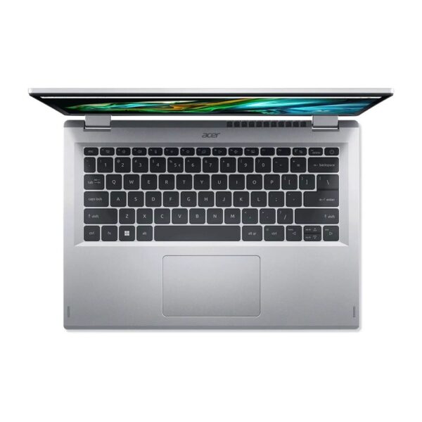 Aspire 3 Spin 14 2 in 1, Intel Core I3-N305, 256GB SSD, 8GB DDR5, 14.0 Inch, 1920 x 1200, Intel UHD Graphics, W11H, Silver - Image 6
