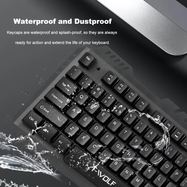 Wolf TF-600 Thunder  keyboard and set metal plate notebook R9Q8 - Image 8
