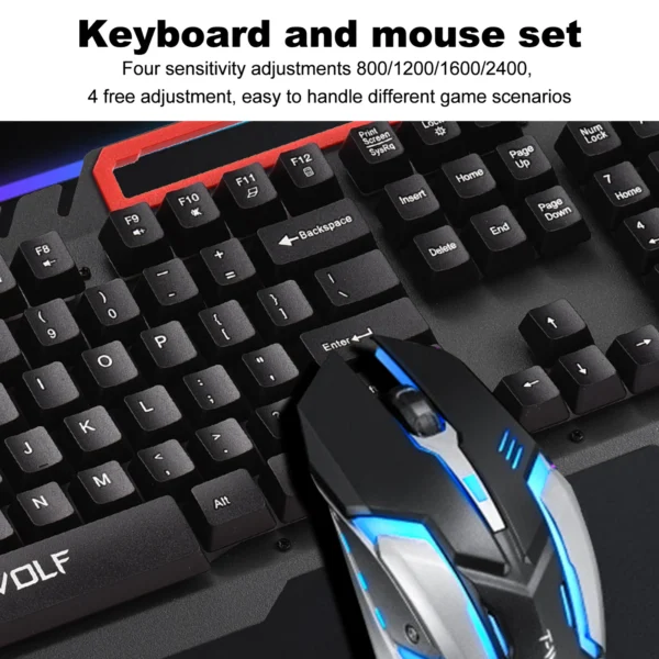 Wolf TF-600 Thunder  keyboard and set metal plate notebook R9Q8 - Image 3