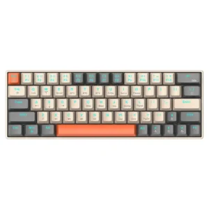 T-WOLF T60 RGB MECHANiCAL GAMiNG KEYBOARD BLACK BLUE SWITCH