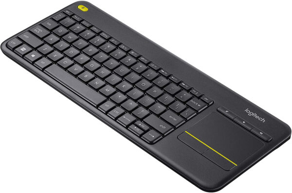 Logitech K400 Plus Wireless Keyboard with Touchpad – Arabic, Black - Image 8