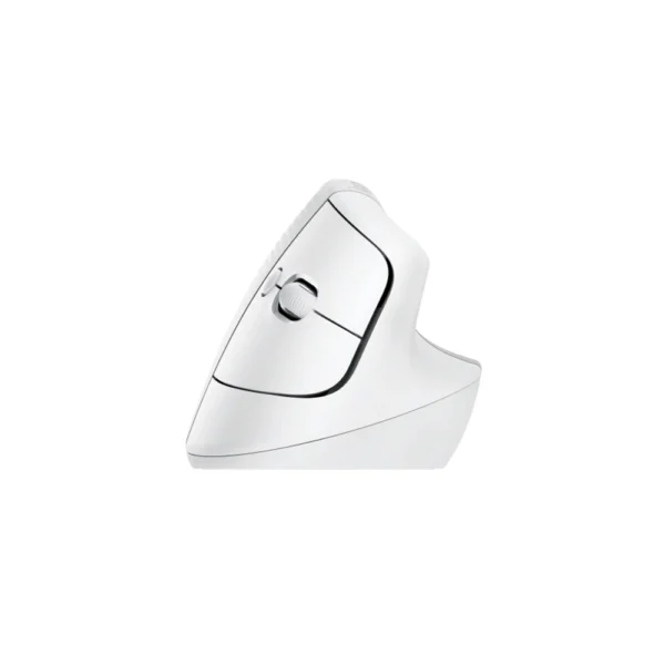 Logitech Lift Vertical Ergonomic Wireless Mouse – Pale Gray - Image 3