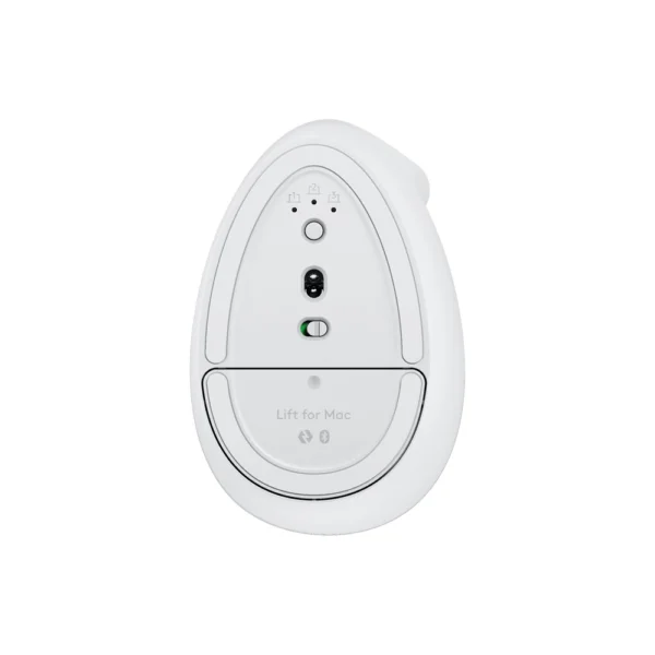 Logitech Lift Vertical Ergonomic Wireless Mouse – Pale Gray - Image 2