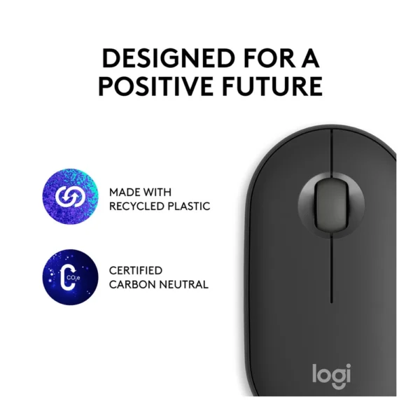 Logitech M350S Pebble 2 Bluetooth Mouse – Graphite - Image 4