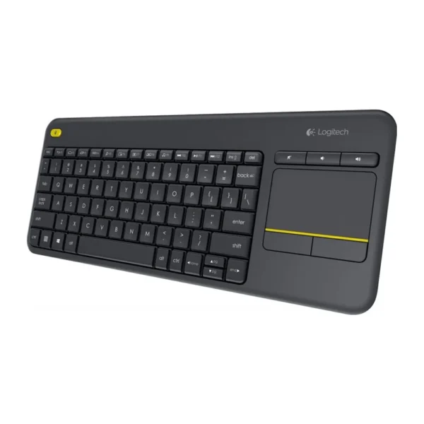 Logitech K400 Plus Wireless Keyboard with Touchpad – Arabic, Black - Image 2