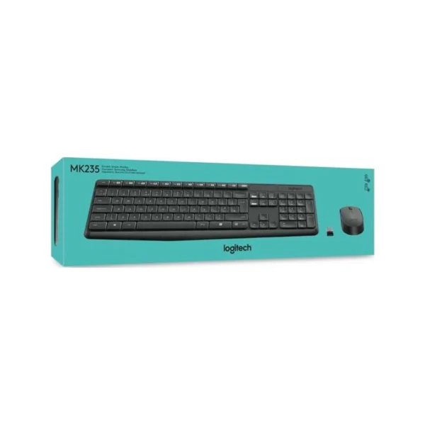 Logitech MK235 Wireless Keyboard and Mouse Combo - Durable and Efficient Design - Image 2